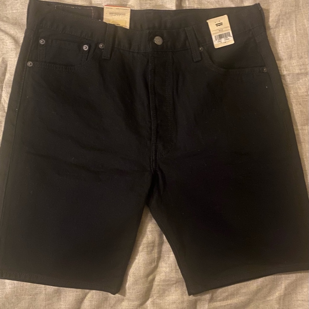 Levis Men 501 Black Jean Shorts|Sz:36x9 (NWT)